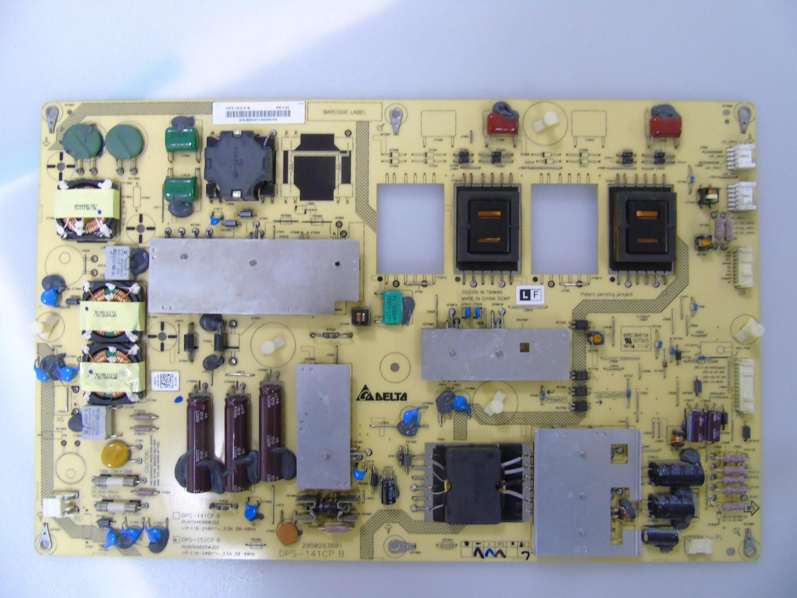 Sharp RUNTKA688WJQZ DPS-141CP B Power board for LCD-52FF1A LCD-4